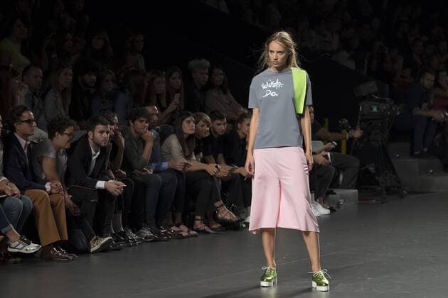Sept. 22, 2015 - Madrid, Madrid, Spain - A model showcases designs by Paloma Suarez on the runway at the Paloma Suarez show during Mercedes-Benz Fashion Week Madrid Spring Summer 2015 16 at Ifema on September 22, 2015 in Madrid, Spain. Madrid Spain  - ZUMAn230