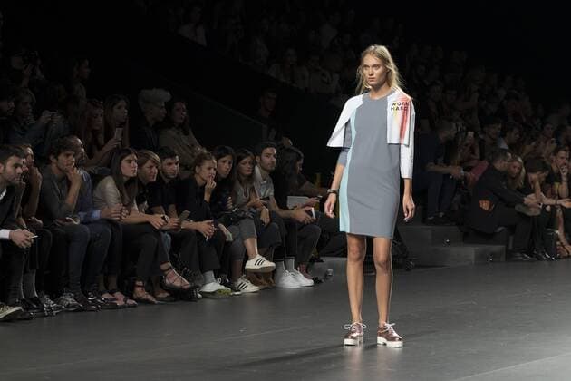 Sept. 22, 2015 - Madrid, Madrid, Spain - A model showcases designs by Paloma Suarez on the runway at the Paloma Suarez show during Mercedes-Benz Fashion Week Madrid Spring Summer 2015 16 at Ifema on September 22, 2015 in Madrid, Spain. Madrid Spain  - ZUMAn230