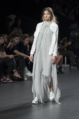 Sept. 22, 2015 - Madrid, Madrid, Spain - A model showcases designs by Azabala on the runway at the Azabala show during Mercedes-Benz Fashion Week Madrid Spring Summer 2015 16 at Ifema on September 22, 2015 in Madrid, Spain. Madrid Spain  - ZUMAn230