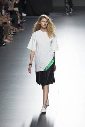 Sept. 22, 2015 - Madrid, Madrid, Spain - A model showcases designs by Davidcatalan on the runway at the Davidcatalan show during Mercedes-Benz Fashion Week Madrid Spring Summer 2015 16 at Ifema on September 22, 2015 in Madrid, Spain. Madrid Spain  - ZUMAn230