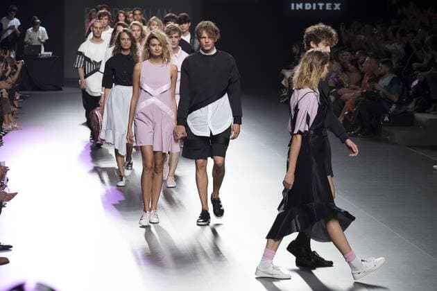 Sept. 22, 2015 - Madrid, Madrid, Spain - A model showcases designs by Davidcatalan on the runway at the Davidcatalan show during Mercedes-Benz Fashion Week Madrid Spring Summer 2015 16 at Ifema on September 22, 2015 in Madrid, Spain. Madrid Spain  - ZUMAn230