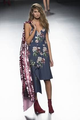 Sept. 22, 2015 - Madrid, Madrid, Spain - A model showcases designs by Elena Rial on the runway at the Elena Rial show during Mercedes-Benz Fashion Week Madrid Spring Summer 2015 16 at Ifema on September 22, 2015 in Madrid, Spain. Madrid Spain  - ZUMAn230