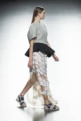 Sept. 22, 2015 - Madrid, Madrid, Spain - A model showcases designs by Xavi Reyes on the runway at the Xavi Reyes show during Mercedes-Benz Fashion Week Madrid Spring Summer 2015 16 at Ifema on September 22, 2015 in Madrid, Spain. Madrid Spain  - ZUMAn230