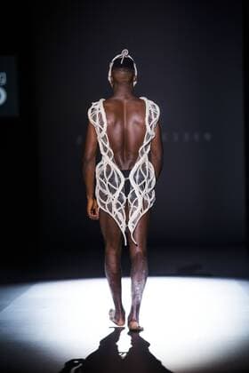Model bei der Zyanya Keizer Fashion Show auf der Mercedes-Benz Fashion Week Madrid Spring Summer 2016. Madrid, 22.09.2015 Zyanya Keizer Model 