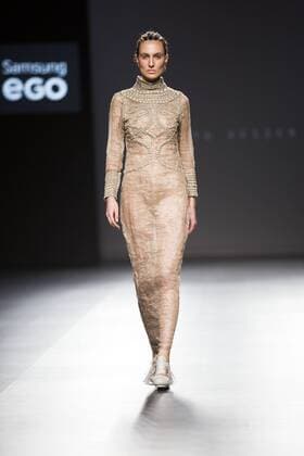 Model bei der Zyanya Keizer Fashion Show auf der Mercedes-Benz Fashion Week Madrid Spring Summer 2016. Madrid, 22.09.2015 Zyanya Keizer Model 