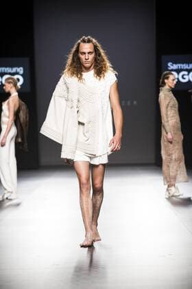 Model bei der Zyanya Keizer Fashion Show auf der Mercedes-Benz Fashion Week Madrid Spring Summer 2016. Madrid, 22.09.2015 Zyanya Keizer Model 