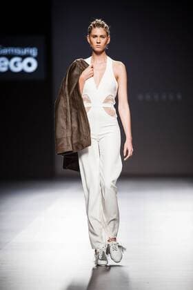 Model bei der Zyanya Keizer Fashion Show auf der Mercedes-Benz Fashion Week Madrid Spring Summer 2016. Madrid, 22.09.2015 Zyanya Keizer Model 