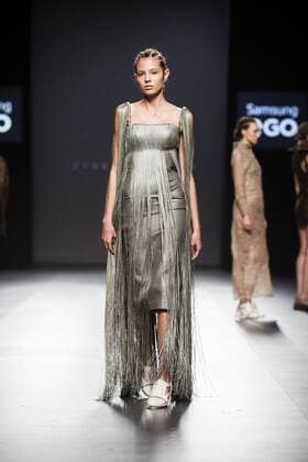 Model bei der Zyanya Keizer Fashion Show auf der Mercedes-Benz Fashion Week Madrid Spring Summer 2016. Madrid, 22.09.2015 Zyanya Keizer Model 