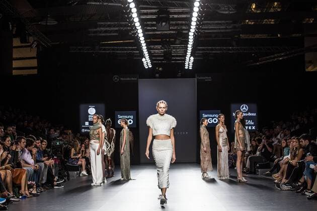 Models bei der Zyanya Keizer Fashion Show auf der Mercedes-Benz Fashion Week Madrid Spring Summer 2016. Madrid, 22.09.2015 Zyanya Keizer Models 