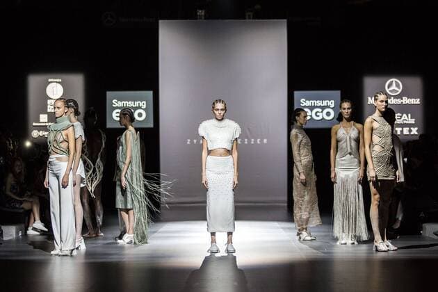 Models bei der Zyanya Keizer Fashion Show auf der Mercedes-Benz Fashion Week Madrid Spring Summer 2016. Madrid, 22.09.2015 Zyanya Keizer Models 