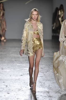 Milan Fashion Week, Women Spring Summer 2016. Milano, Moda Donna, Primavera Estate 2016.GENNY Catwalk. Pictured: models  RiccardoxGiordano