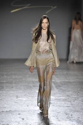 Milan Fashion Week, Women Spring Summer 2016. Milano, Moda Donna, Primavera Estate 2016.GENNY Catwalk. Pictured: models  RiccardoxGiordano