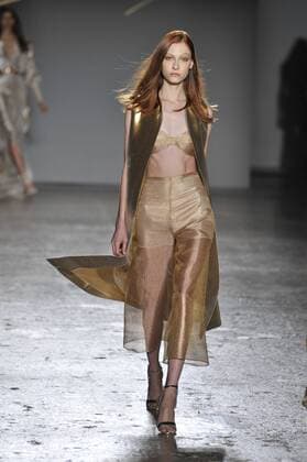 Milan Fashion Week, Women Spring Summer 2016. Milano, Moda Donna, Primavera Estate 2016.GENNY Catwalk. Pictured: models  RiccardoxGiordano