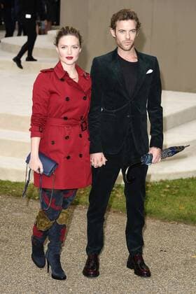 Holiday Grainger und Luke Treadaway bei der Burberry Prorsum Fashion Show auf der London Fashion Week SS16. London, 21.09.2015 Holiday Grainger, Luke Treadaway 