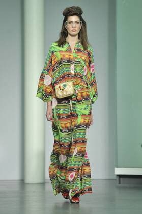 ENTERTAINMENT MODE Mailand Fashion Week - Stella Jean Modenschau Milan Fashion Week, Women Spring Summer 2016. Milano, Moda Donna, Primavera Estate 2016.STELLAJEAN Catwalk. Pictured: models  RiccardoxGiordano