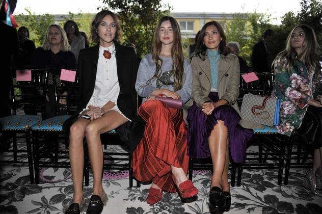 Milan Fashion Week, Women Spring Summer 2016. Milano, Moda Donna, Primavera Estate 2016.GUCCI. Pictured: Charlotte Casiraghi  RiccardoxGiordano