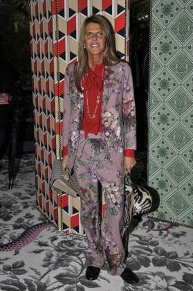 Milan Fashion Week, Women Spring Summer 2016. Milano, Moda Donna, Primavera Estate 2016.GUCCI arrivals Pictured: Anna Dello Russo  RiccardoxGiordano