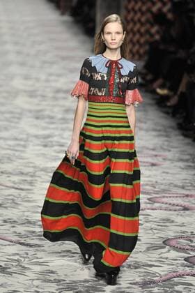 Milan Fashion Week, Women Spring Summer 2016. Milano, Moda Donna, Primavera Estate 2016.GUCCI catwalk . Pictured: models  RiccardoxGiordano