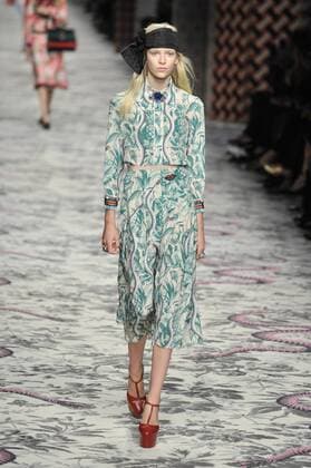Milan Fashion Week, Women Spring Summer 2016. Milano, Moda Donna, Primavera Estate 2016.GUCCI catwalk . Pictured: models  RiccardoxGiordano