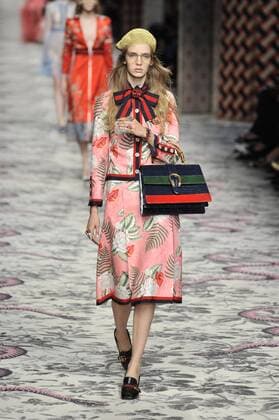 Milan Fashion Week, Women Spring Summer 2016. Milano, Moda Donna, Primavera Estate 2016.GUCCI catwalk . Pictured: models  RiccardoxGiordano
