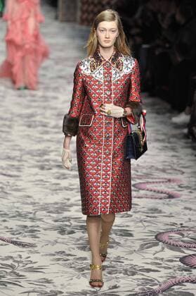 Milan Fashion Week, Women Spring Summer 2016. Milano, Moda Donna, Primavera Estate 2016.GUCCI catwalk . Pictured: models  RiccardoxGiordano