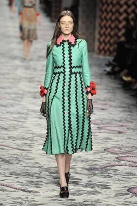 Milan Fashion Week, Women Spring Summer 2016. Milano, Moda Donna, Primavera Estate 2016.GUCCI catwalk . Pictured: models  RiccardoxGiordano