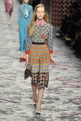 Milan Fashion Week, Women Spring Summer 2016. Milano, Moda Donna, Primavera Estate 2016.GUCCI catwalk . Pictured: models  RiccardoxGiordano