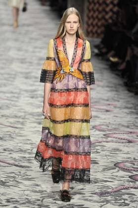 Milan Fashion Week, Women Spring Summer 2016. Milano, Moda Donna, Primavera Estate 2016.GUCCI catwalk . Pictured: models  RiccardoxGiordano