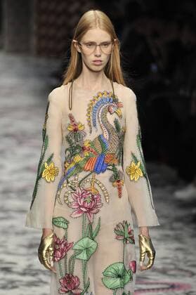 Milan Fashion Week, Women Spring Summer 2016. Milano, Moda Donna, Primavera Estate 2016.GUCCI catwalk . Pictured: models  RiccardoxGiordano