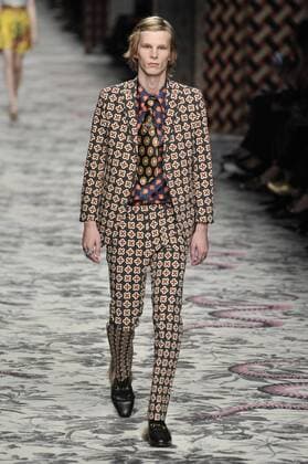 Milan Fashion Week, Women Spring Summer 2016. Milano, Moda Donna, Primavera Estate 2016.GUCCI catwalk . Pictured: models  RiccardoxGiordano