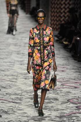 Milan Fashion Week, Women Spring Summer 2016. Milano, Moda Donna, Primavera Estate 2016.GUCCI catwalk . Pictured: models  RiccardoxGiordano