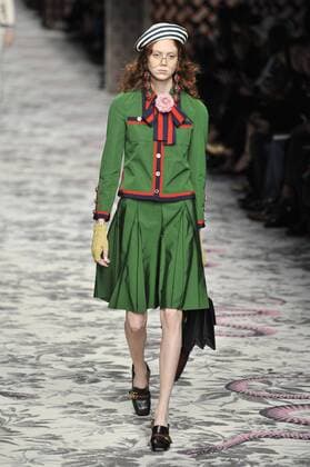 Milan Fashion Week, Women Spring Summer 2016. Milano, Moda Donna, Primavera Estate 2016.GUCCI catwalk . Pictured: models  RiccardoxGiordano