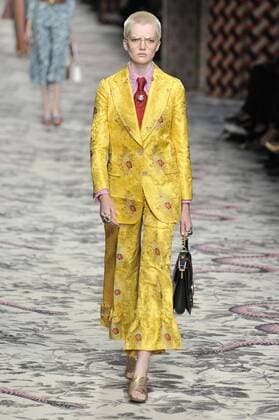 Milan Fashion Week, Women Spring Summer 2016. Milano, Moda Donna, Primavera Estate 2016.GUCCI catwalk . Pictured: models  RiccardoxGiordano