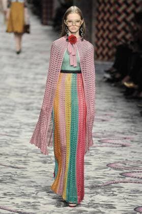 Milan Fashion Week, Women Spring Summer 2016. Milano, Moda Donna, Primavera Estate 2016.GUCCI catwalk . Pictured: models  RiccardoxGiordano