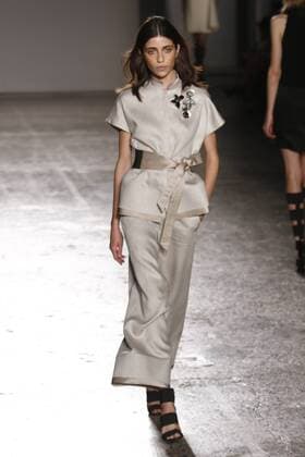 Milan Fashion Week, Women Spring Summer 2016. Milano, Moda Donna, Primavera Estate 2016. Les Copains catwalk Pictured: models  Fotosicki