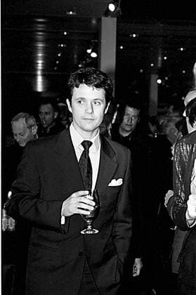 Copenhagen Denmark _ 11th February 2002_HRH Crown prince Frederik visits danish design centre and admire danish centre 