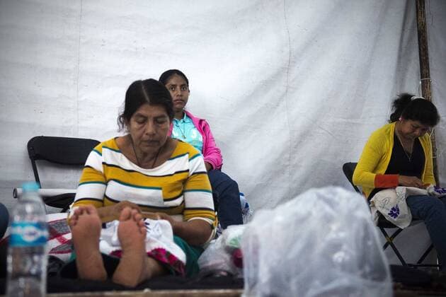 Sept. 24, 2015 - Mexico City, Mexico City, MX - Parents of the 43 missing Ayotzinapa students began a hunger strike ahead of the one-year anniversary of the tragedy, in central Mexico City on Thursday. Mexico City MX - ZUMAa136