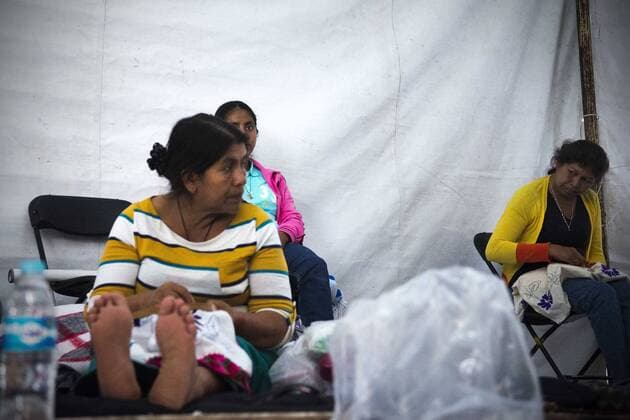 Sept. 24, 2015 - Mexico City, Mexico City, MX - Parents of the 43 missing Ayotzinapa students began a hunger strike ahead of the one-year anniversary of the tragedy, in central Mexico City on Thursday. Mexico City MX - ZUMAa136