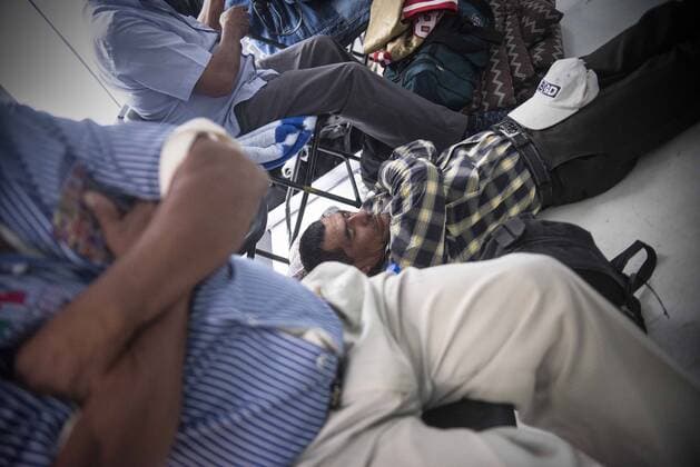 Sept. 24, 2015 - Mexico City, Mexico City, MX - Parents of the 43 missing Ayotzinapa students began a hunger strike ahead of the one-year anniversary of the tragedy, in central Mexico City on Thursday. Mexico City MX - ZUMAa136