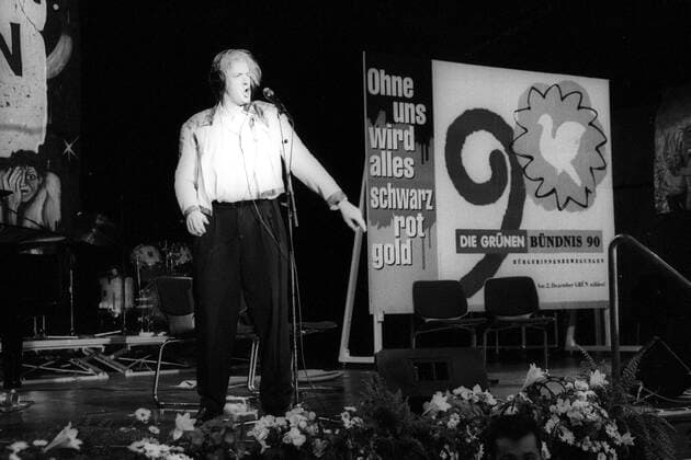 Wahlkampfabschluss der Grünen in der Alten Oper zu Frankfurt am Main