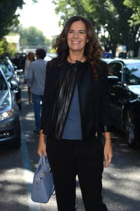 ENTERTAINMENT CELEBRITIES Mailand Fashion Week - Prominente vor der Emporio Armani Modenschau Milano, Guests arrivals at the Emporio Armani Fashion Sohw. Milan Fashion Week. Pictured: Roberta Armani  Comi Terenghi