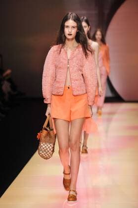 Milan Fashion Week, Women Spring Summer 2016. Milano, Moda Donna, Primavera Estate 2016. EMPORIO ARMANI catwalk Pictured:models  RiccardoxGiordano Fotosicki