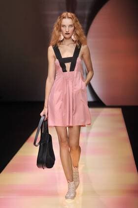Milan Fashion Week, Women Spring Summer 2016. Milano, Moda Donna, Primavera Estate 2016. EMPORIO ARMANI catwalk Pictured:models  RiccardoxGiordano Fotosicki