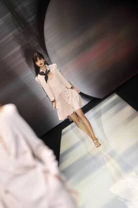 Milan Fashion Week, Women Spring Summer 2016. Milano, Moda Donna, Primavera Estate 2016. EMPORIO ARMANI catwalk Pictured:models  RiccardoxGiordano Fotosicki