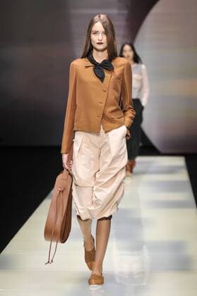 Milan Fashion Week, Women Spring Summer 2016. Milano, Moda Donna, Primavera Estate 2016. EMPORIO ARMANI catwalk Pictured:models  RiccardoxGiordano Fotosicki