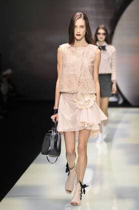 Milan Fashion Week, Women Spring Summer 2016. Milano, Moda Donna, Primavera Estate 2016. EMPORIO ARMANI catwalk Pictured:models  RiccardoxGiordano Fotosicki