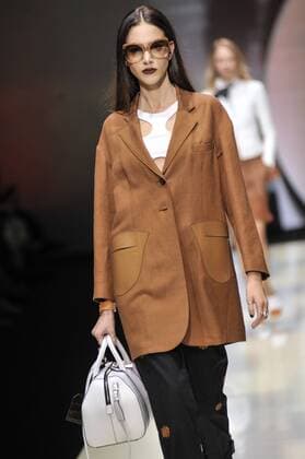 Milan Fashion Week, Women Spring Summer 2016. Milano, Moda Donna, Primavera Estate 2016. EMPORIO ARMANI catwalk Pictured:models  RiccardoxGiordano Fotosicki