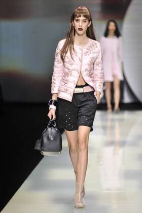 Milan Fashion Week, Women Spring Summer 2016. Milano, Moda Donna, Primavera Estate 2016. EMPORIO ARMANI catwalk Pictured:models  RiccardoxGiordano Fotosicki