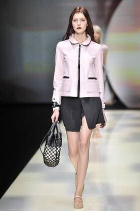 Milan Fashion Week, Women Spring Summer 2016. Milano, Moda Donna, Primavera Estate 2016. EMPORIO ARMANI catwalk Pictured:models  RiccardoxGiordano Fotosicki