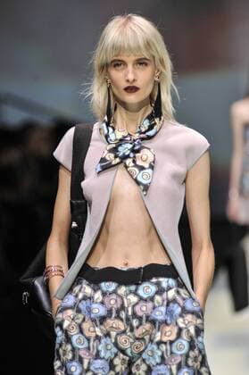 Milan Fashion Week, Women Spring Summer 2016. Milano, Moda Donna, Primavera Estate 2016. EMPORIO ARMANI catwalk Pictured:models  RiccardoxGiordano Fotosicki